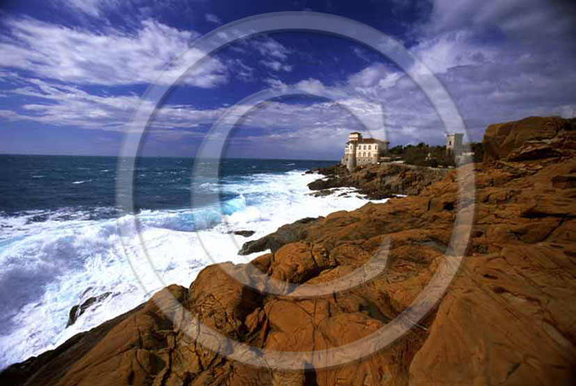 2004 - View of Tirreno sea, Calafuria place, 4 miles south the province of Leghorn.