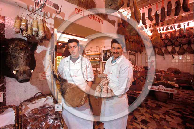 1988 - Traditional food shown into a delicatessen shop 