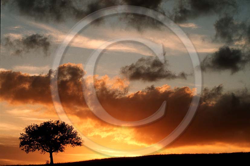 1999 - Landscapes of sunset in Chianti land.