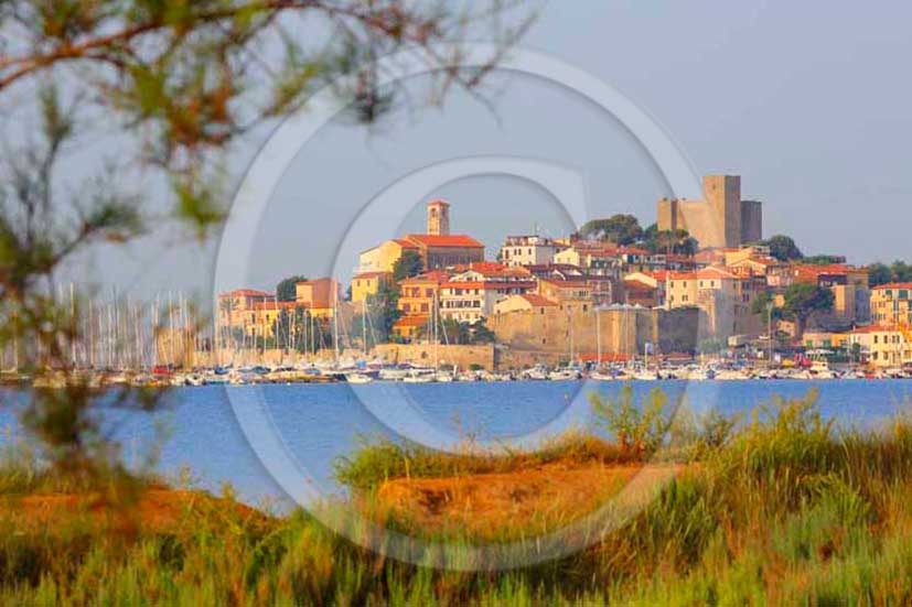 2012 - View of Talamone village in Maremma land.