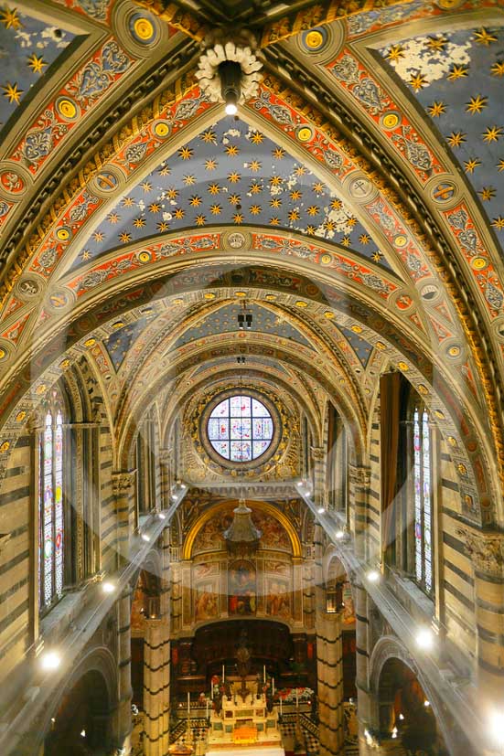2013 - View inside the Cathedral of Siena.