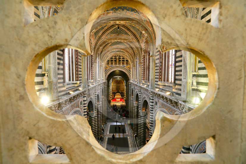 2013 - View inside the Cathedral of Siena.